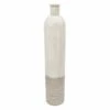 White Taupe Metal Floor Vase, 36" 2 White Taupe Metal Floor Vase, 36" -Home Decoration Sales Shop white taupe metal floor vase 36