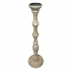 White Wash Candle Holder, 29"