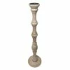 White Wash Candle Holder, 36" 2 White Wash Candle Holder, 36" -Home Decoration Sales Shop white wash candle holder 36