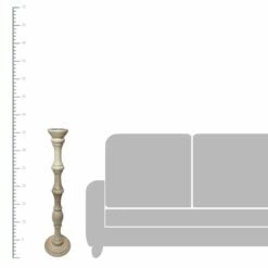 White Wash Candle Holder, 36" 7 White Wash Candle Holder, 36" -Home Decoration Sales Shop white wash candle holder 36 2
