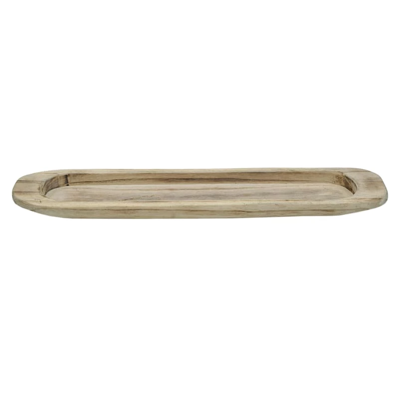 Whitewashed Wood Decorative Tray, 24x5 3 Whitewashed Wood Decorative Tray, 24x5