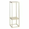 Willow Crossley Gold Metal Lantern, 23"