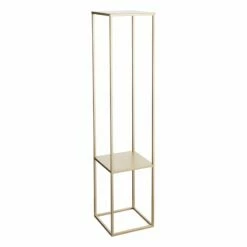 Willow Crossley Gold Metal Lantern, 40"
