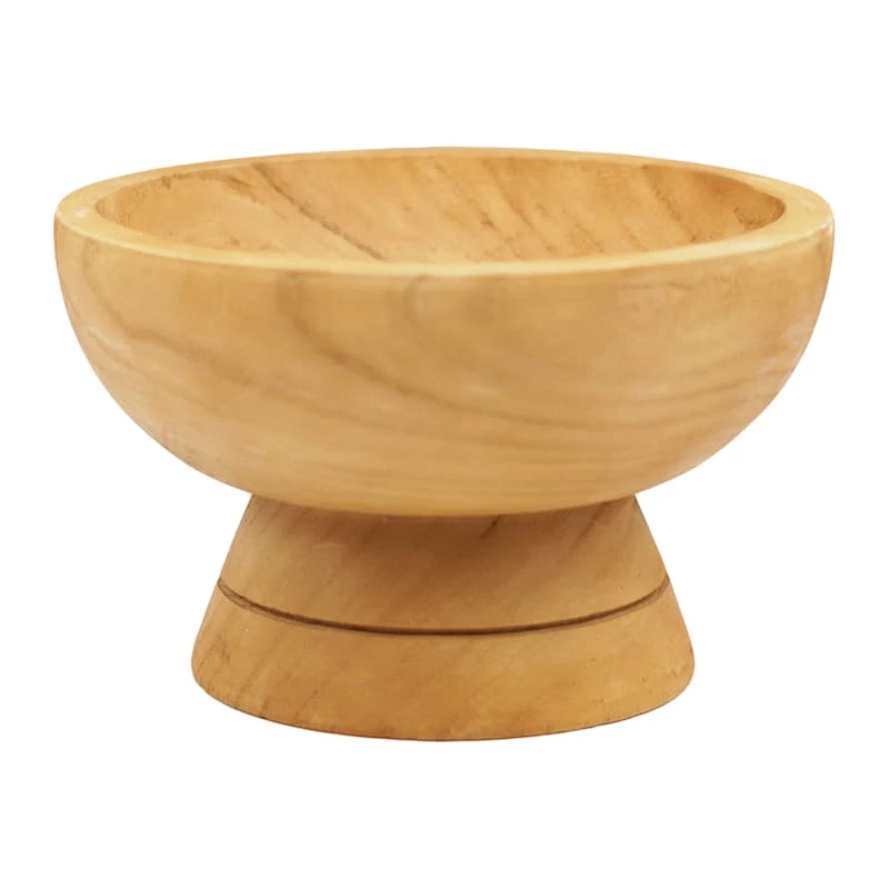 Wood Decorative Bowl, 6" 3 Wood Decorative Bowl, 6"