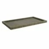 Woven Grey Decorative Tray, Medium