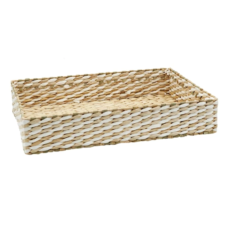 Woven Jute Tray, 16x12 3 Woven Jute Tray, 16x12